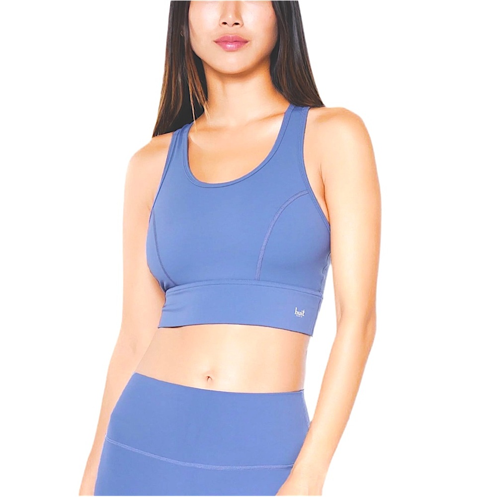NWT Huit‎ Denim Blue Sports Bra Sz Small
